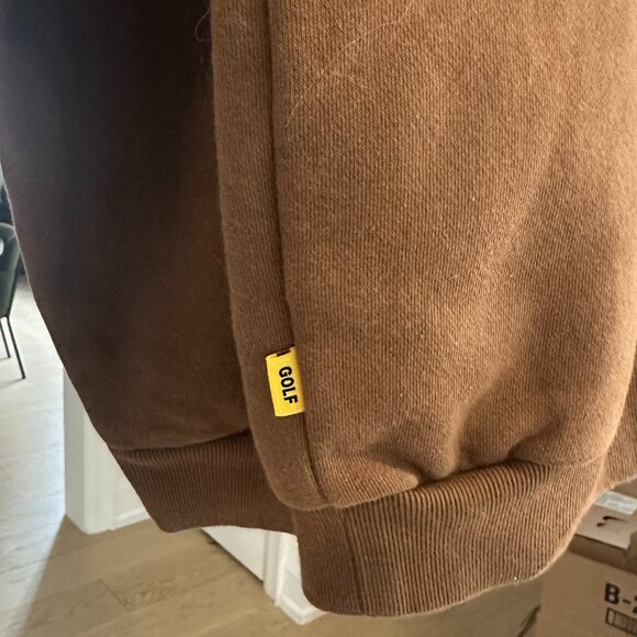 Men's GOLF WANG Brown Nova Crewneck Midweight Sweatshirt - Size XL - Picture 8 of 14